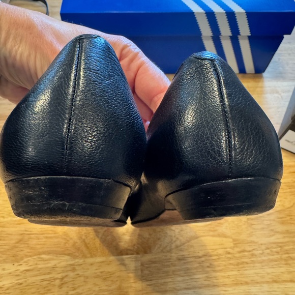 Jimmy Choo Black Leather Flats - Picture 3 of 5